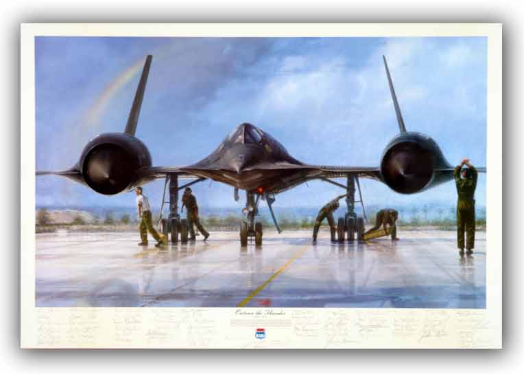 John Shaw print “Outrun The Thunder