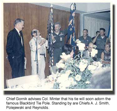 Gornik advises Minter about tie-cutting